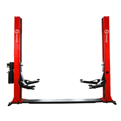 4.5 Ton 2 Post Base Plate Car Hoist dual point release Model TCH YL140B